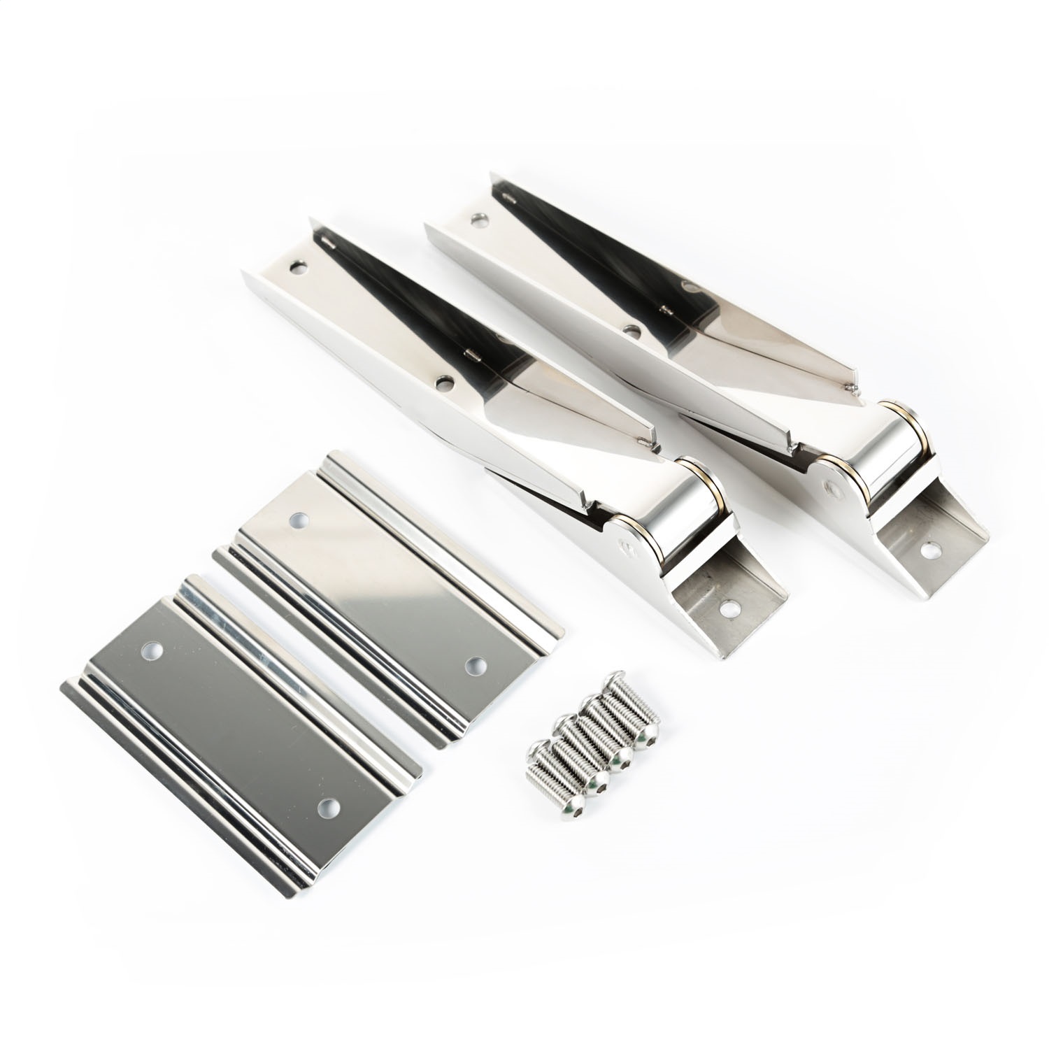 Rugged Ridge 11114.03 - 97-06 Jeep Wrangler Stainless Steel Tailgate Hinges Rugged Ridge 11114.03 - 97-06 Jeep Wrangler Stainless Steel Tailgate Hinges