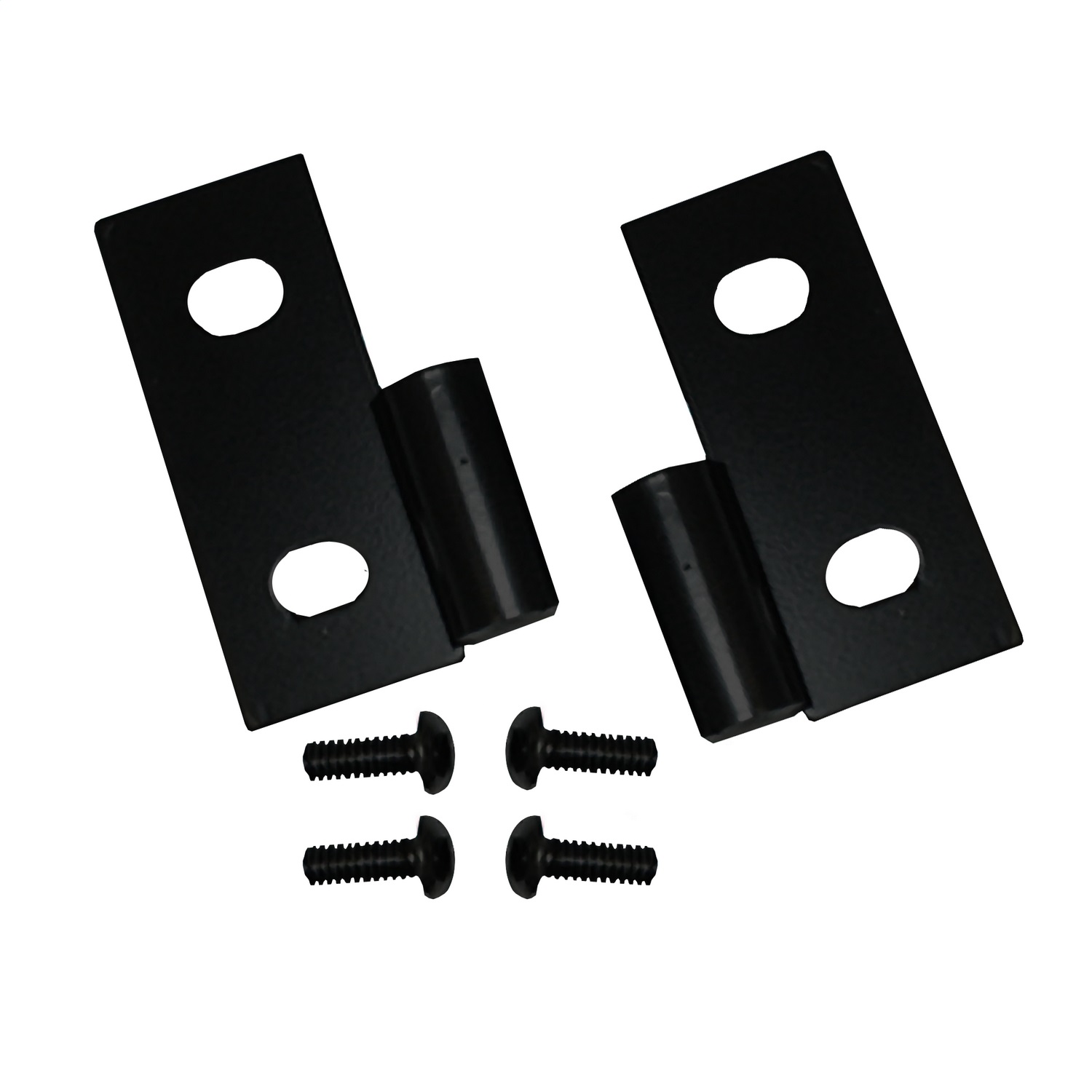 Rugged Ridge 11202.03 - 76-06 Jeep CJ / Jeep Wrangler Black Lower Door Hinge Brackets