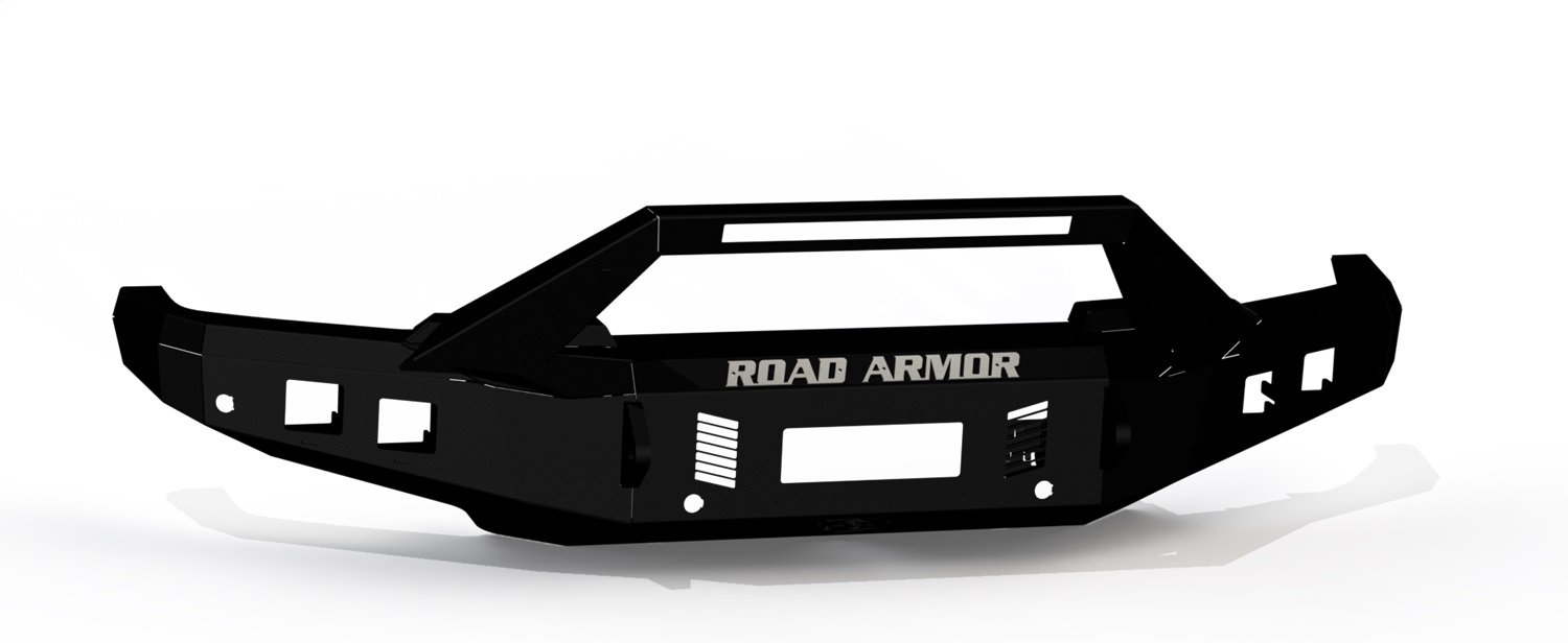 Road Armor 6232F3B-NW - 23-24 Ford F-250 Stealth Front Non-Winch Bumper Sheet Metal Pre-Runner Guard - Texture Bl