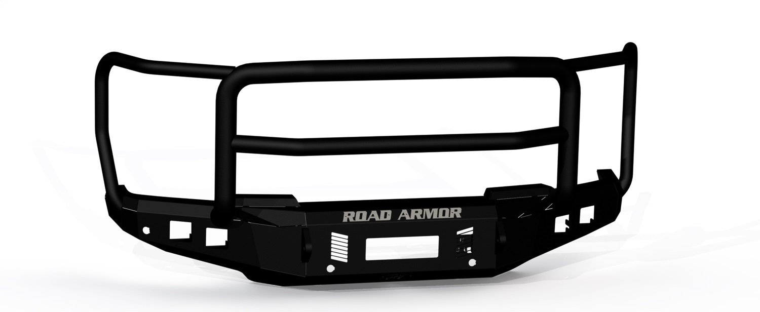 Road Armor 6232F5B-NW - 23-24 Ford F-250 Stealth Front Non-Winch Bumper Lonestar Guard - Texture Black