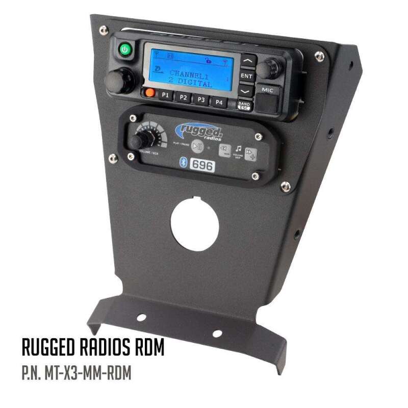 Rugged Radios MT-X3-MM-RDM - Can-Am X3 Multi Mount Kit for Rugged UTV Intercoms and Radios Rugged RDM Rugged Radios MT-X3-MM-RDM - Can-Am X3 Multi Mount Kit for Rugged UTV Intercoms and Radios Rugged RDM