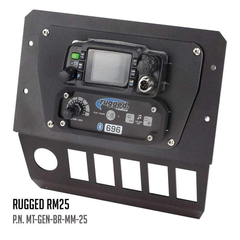 Rugged Radios MT-GEN-BR-MM-ICOM - Polaris General Multi Mount Kit for Radio and Intercom Icom F5021