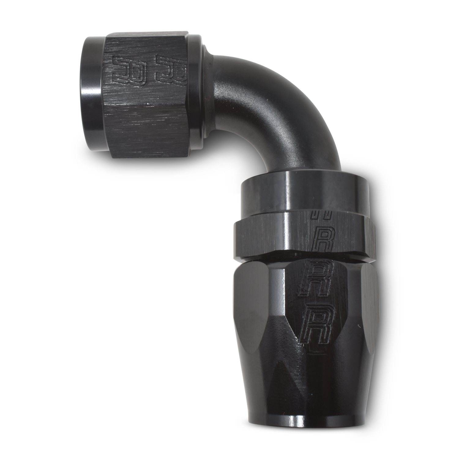 Russell 610185 - Performance -10 AN Black 90 Degree Full Flow Hose End