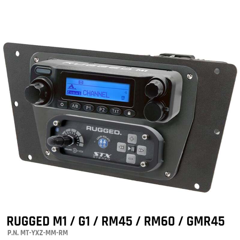 Rugged Radios MT-YXZ-MM-RM - Yamaha YXZ Multi-Mount Rugged M1/G1/RM45/RM60/GMR45 Rugged Radios MT-YXZ-MM-RM - Yamaha YXZ Multi-Mount Rugged M1/G1/RM45/RM60/GMR45