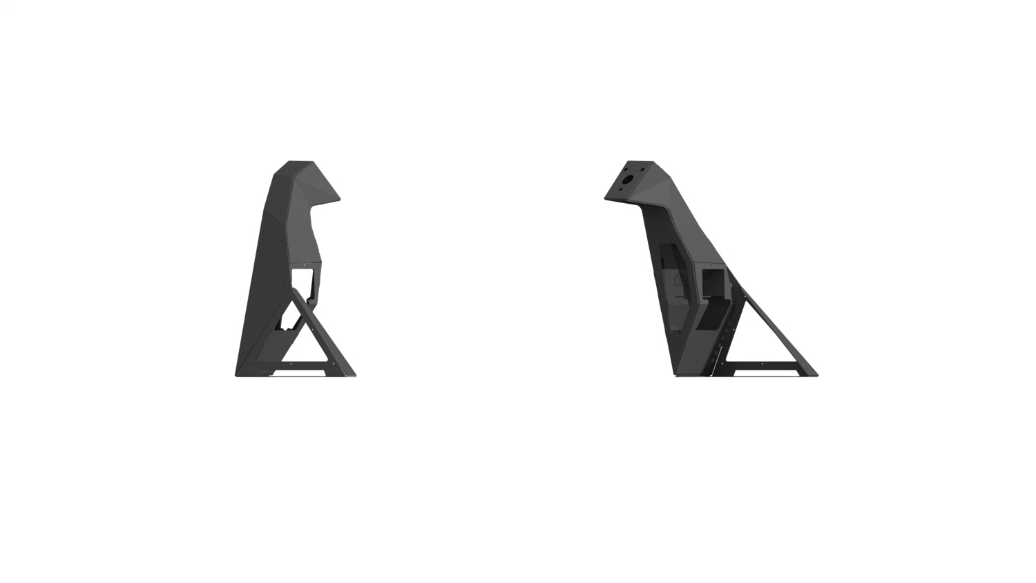 Road Armor 6992DHRP - 99-20 Ford F-250 iD Headache Rack w/Bedrail Pods / Dual Cube - Raw