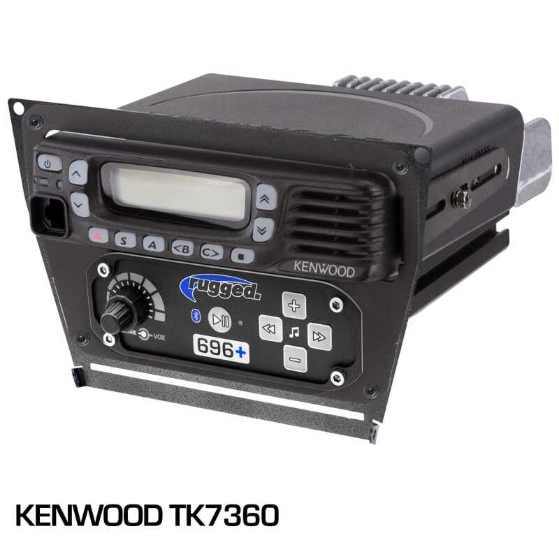 Rugged Radios MT-PRO-MM-KEN - Polaris RZR PRO XP/Turbo R/PRO R Dash Mount - Kenwood TK7360