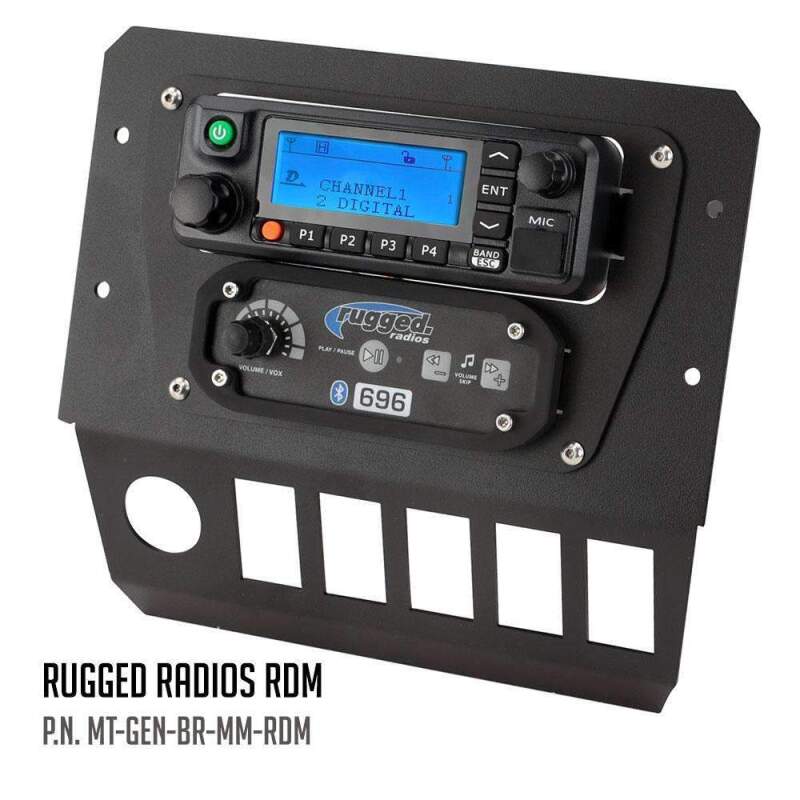 Rugged Radios MT-GEN-BR-MM-RDM - Polaris General Multi Mount Kit for Radio and Intercom Rugged RDM Rugged Radios MT-GEN-BR-MM-RDM - Polaris General Multi Mount Kit for Radio and Intercom Rugged RDM