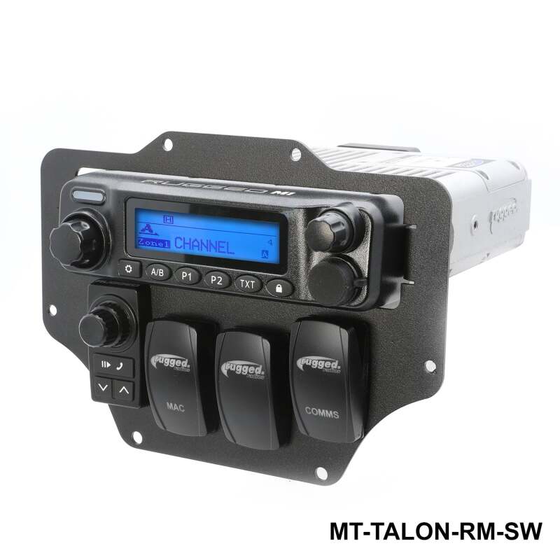 Rugged Radios MT-TALON-RM-SW - Honda Talon Mount - Radio Intercom and Switches M1 / G1 / RM45 / RM60 / GMR45 Rugged Radios MT-TALON-RM-SW - Honda Talon Mount - Radio Intercom and Switches M1 / G1 / RM45 / RM60 / GMR45
