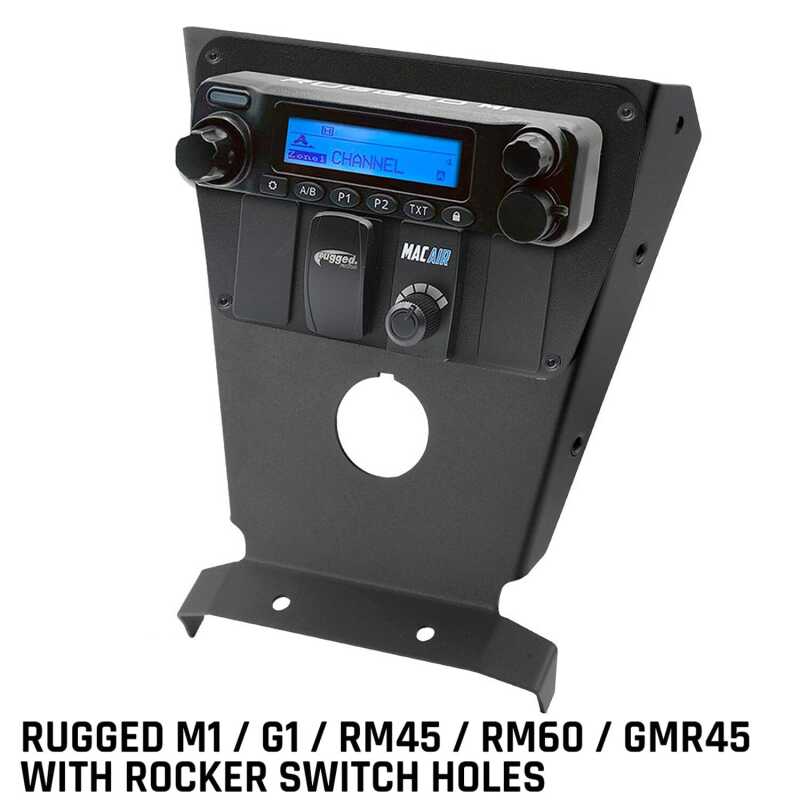 Rugged Radios MT-X3-MM-RS - Can-Am X3 Multi Mount Kit - Rugged UTV M1/G1/RM45/RM60/GMR45 w/Switch Holes Rugged Radios MT-X3-MM-RS - Can-Am X3 Multi Mount Kit - Rugged UTV M1/G1/RM45/RM60/GMR45 w/Switch Holes