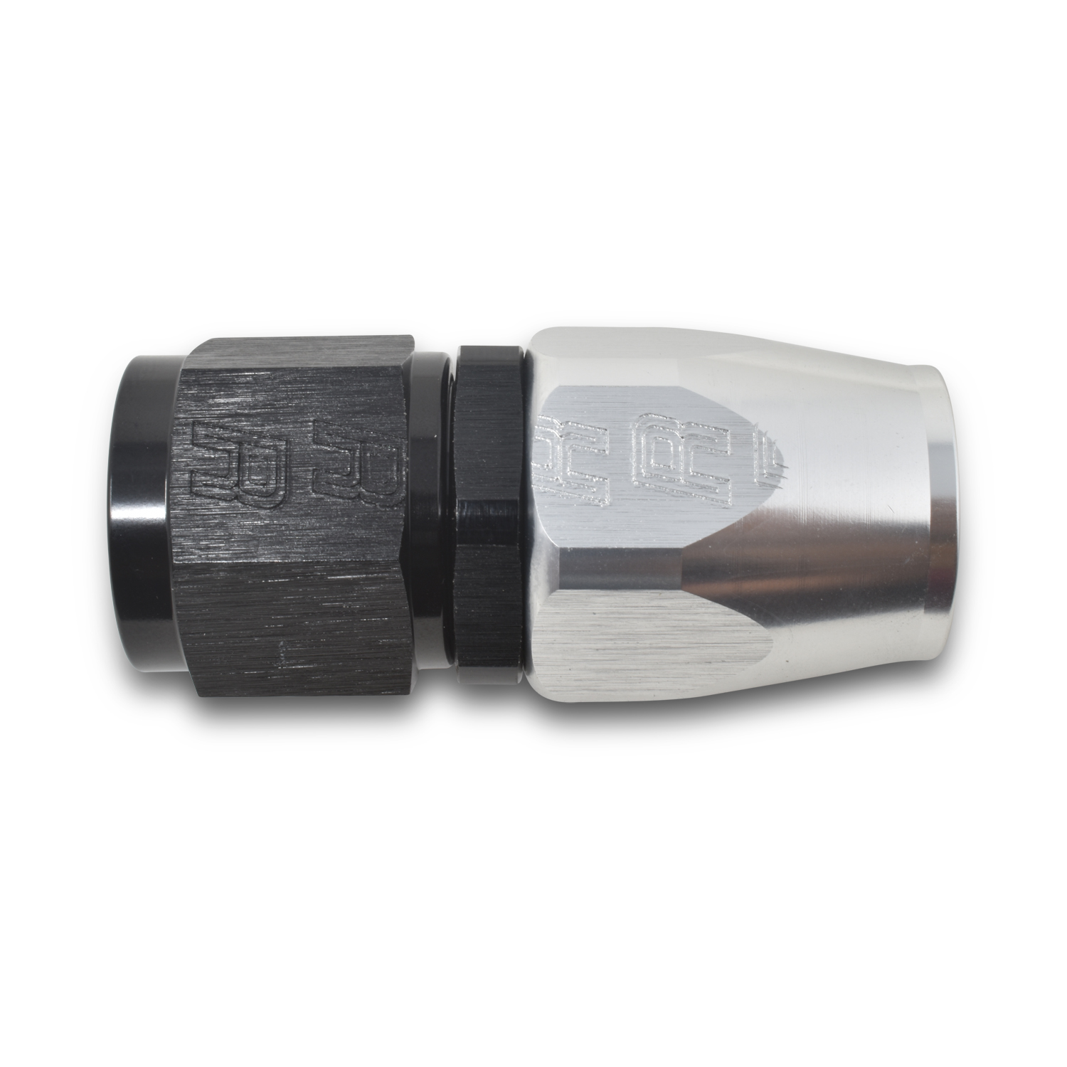 Russell 610033 - Performance -8 AN Black/Silver Straight Full Flow Hose End Russell 610033 - Performance -8 AN Black/Silver Straight Full Flow Hose End
