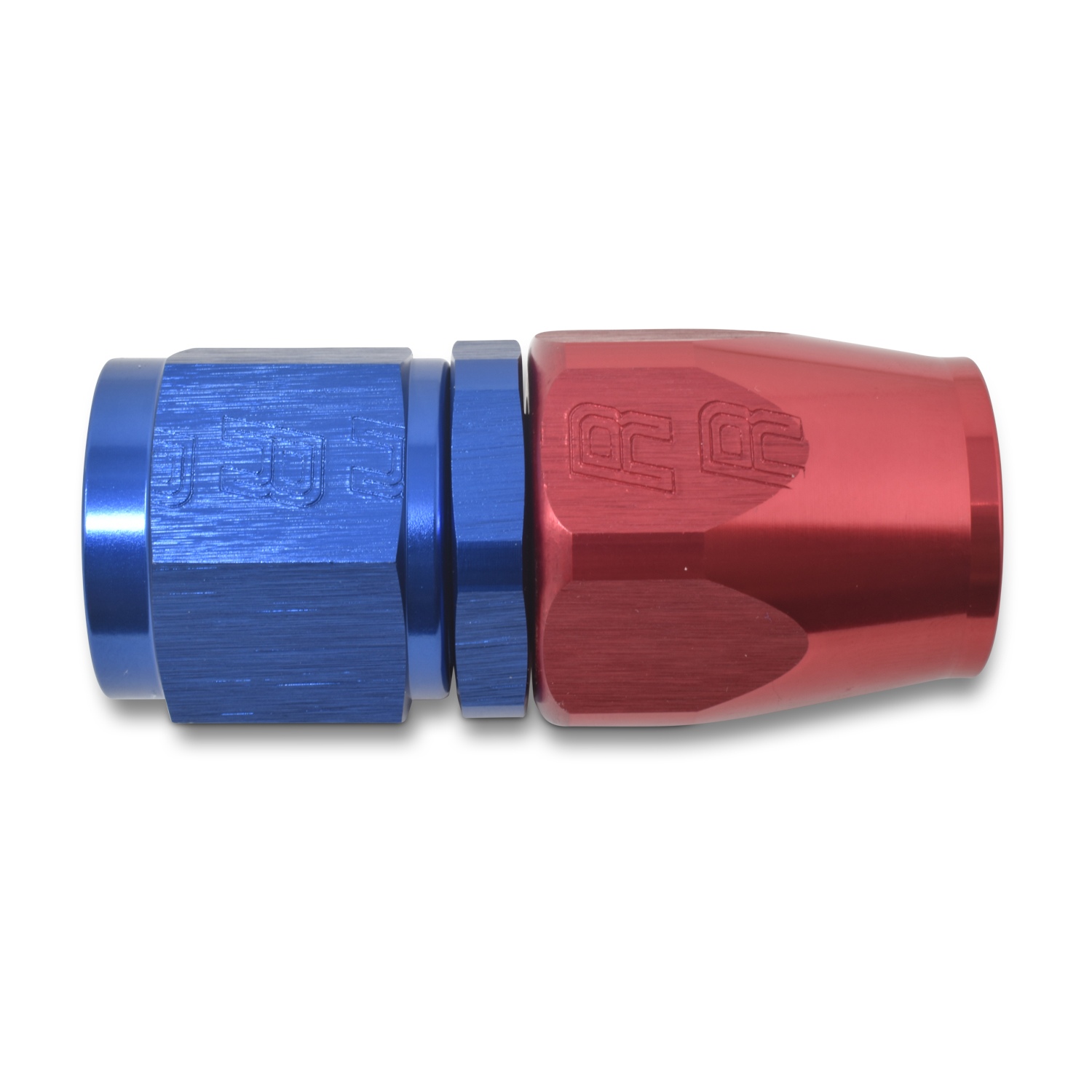 Russell 610070 - Performance -20 AN Red/Blue Straight Full Flow Hose End Russell 610070 - Performance -20 AN Red/Blue Straight Full Flow Hose End