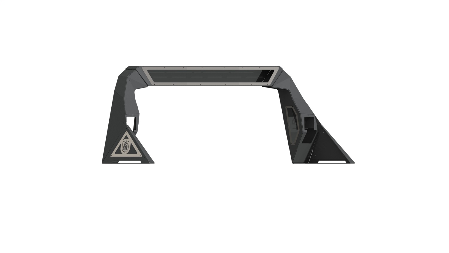 Road Armor 6992DHRP-C1-MR - 99-20 Ford F-250 iD Headache Rack w/Bedrail Pods/ 40in Center Light Pod/Ring - Raw Road Armor 6992DHRP-C1-MR - 99-20 Ford F-250 iD Headache Rack w/Bedrail Pods/ 40in Center Light Pod/Ring - Raw