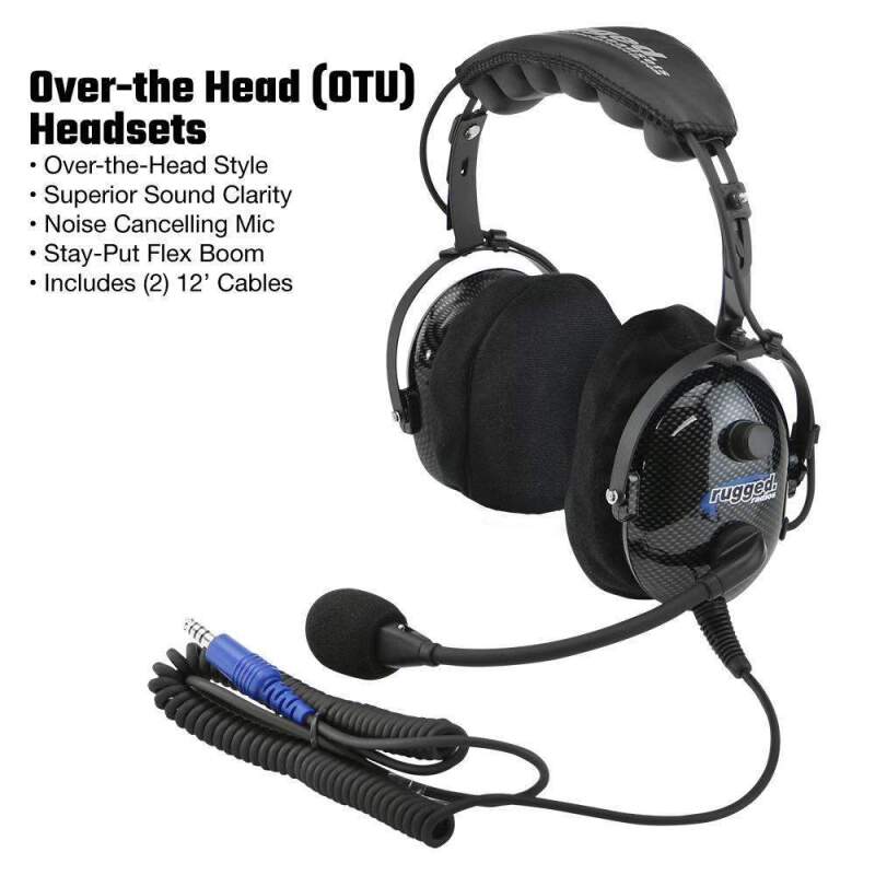 Rugged Radios SS-M1-OTU - Single Seat Kit with Digital Radio Over-the-Head H22 Ultimate Headset
