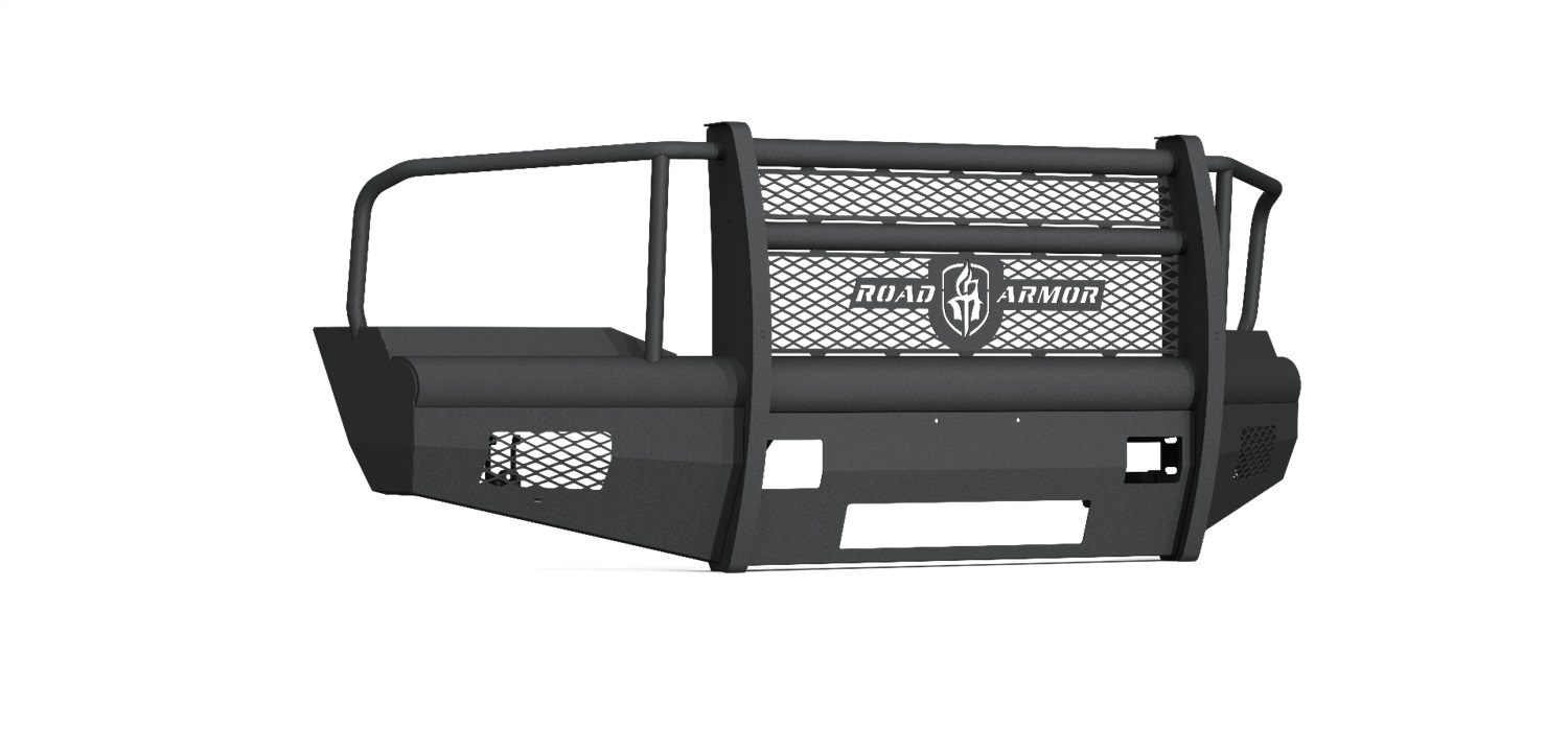 Road Armor 6992VF6B - 99-07 Ford F-250/F-350 Vaquero Front Bumper Full Guard - Tex Blk Road Armor 6992VF6B - 99-07 Ford F-250/F-350 Vaquero Front Bumper Full Guard - Tex Blk