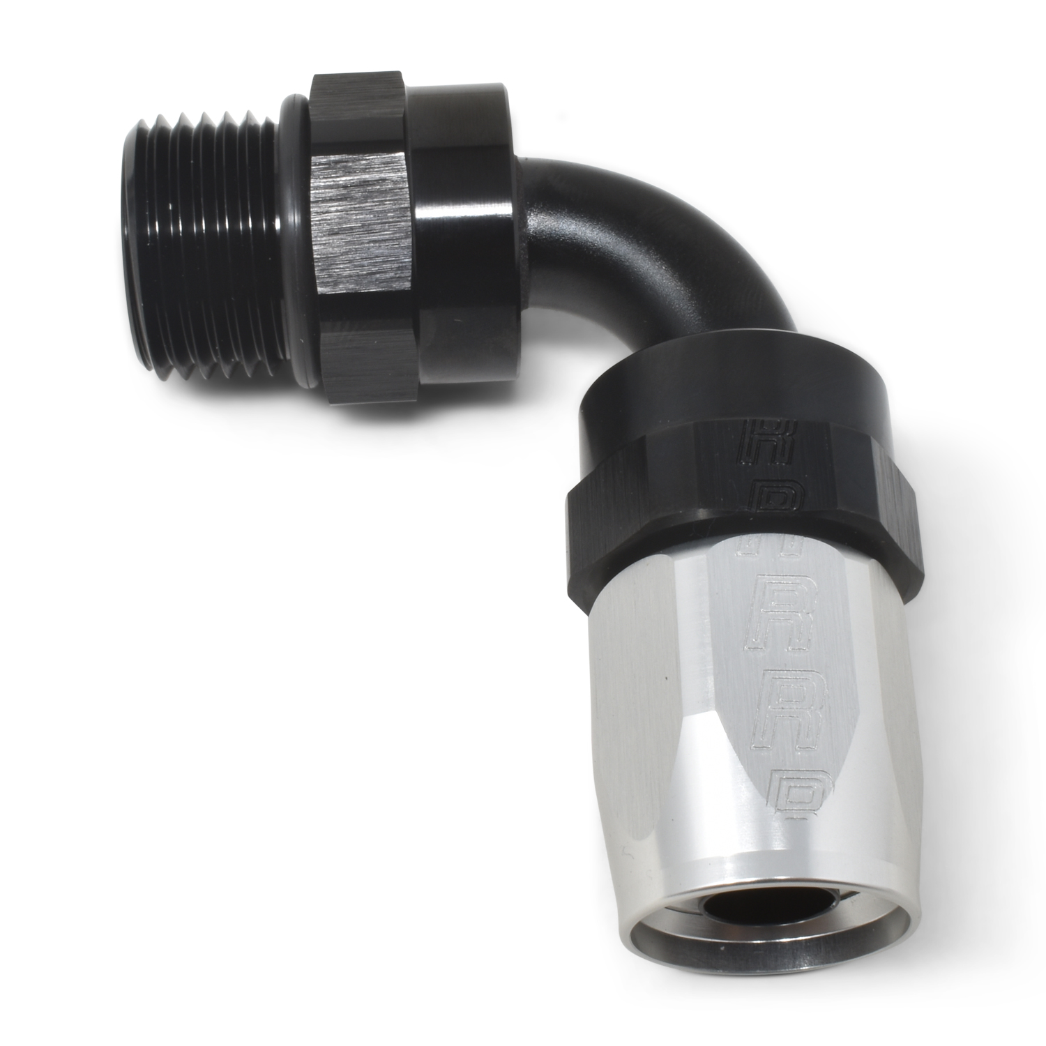 Russell 612463 - Performance Hose End #6 to #6 Radius Inlet Port 90 Deg Blk/Clr Russell 612463 - Performance Hose End #6 to #6 Radius Inlet Port 90 Deg Blk/Clr