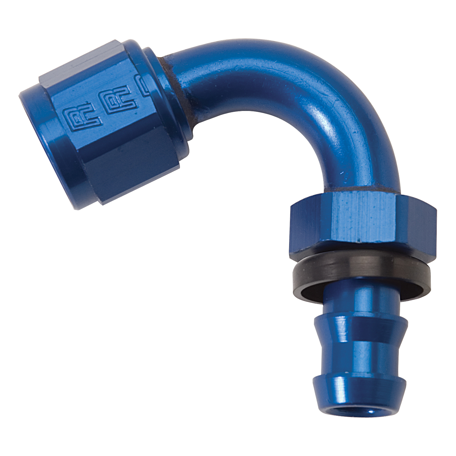 Russell 626050 - Performance -10 AN Twist-Lok 150 Degree Hose End (15/16in Radius) Russell 626050 - Performance -10 AN Twist-Lok 150 Degree Hose End (15/16in Radius)