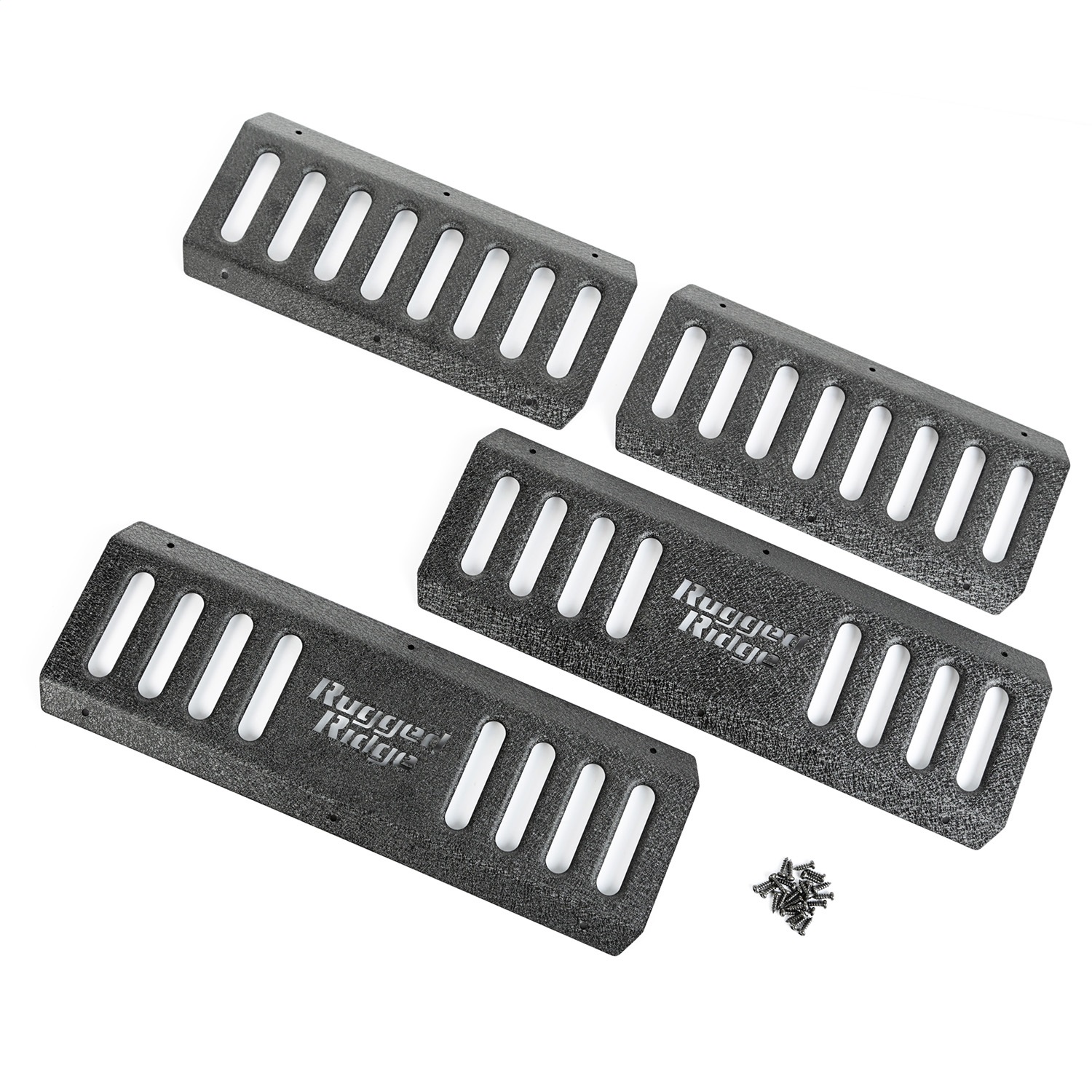 Rugged Ridge 11504.25 - RRC Side Armor Guard Plates 07-18 Jeep Wrangler JKU