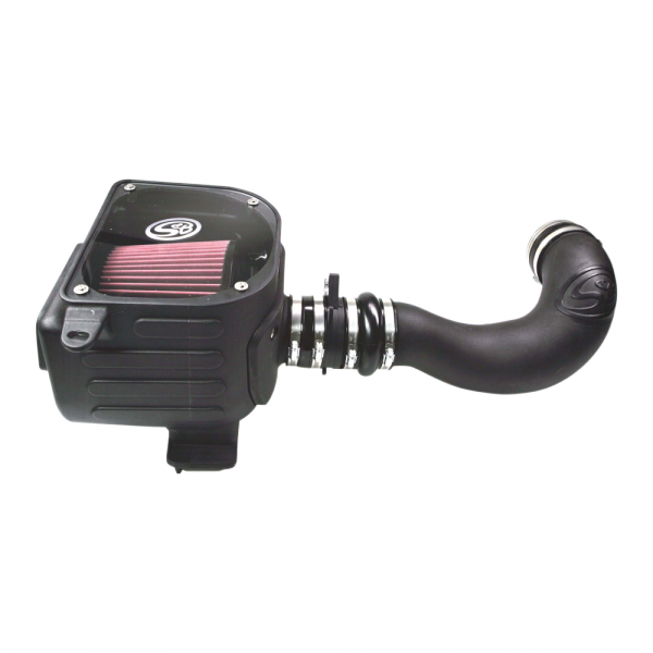 S&B 75-5021 - Cold Air Intake For 07-08 GMC Sierra 4.8L, 5.3L, 6.0L Oiled Cotton Cleanable Red