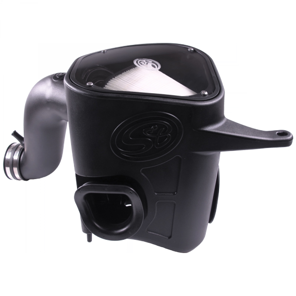 S&B 75-5068D - Cold Air Intake For 13-18 Dodge Ram 2500 3500 L6-6.7L Cummins Dry Extendable White