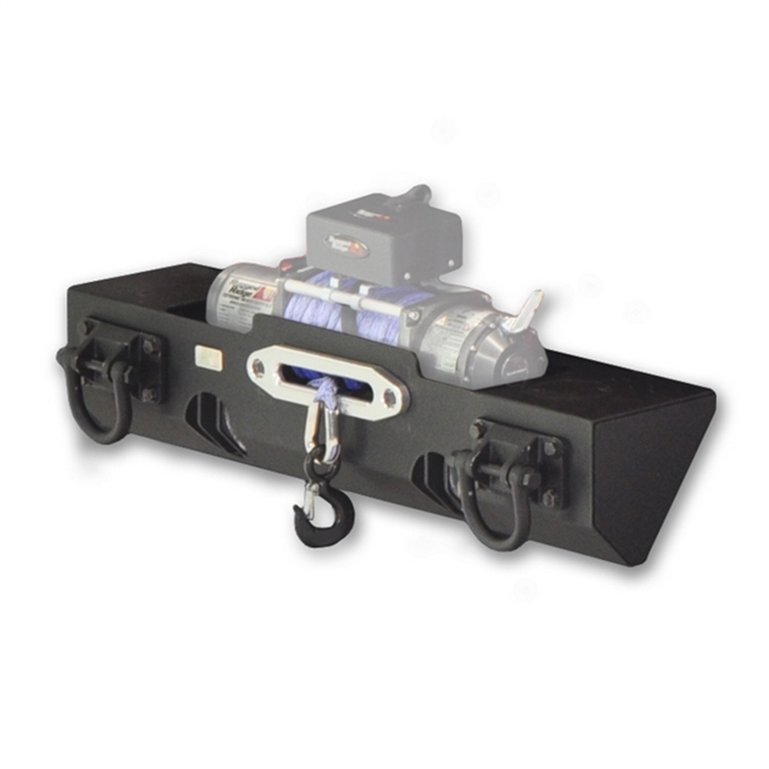 Rugged Ridge 11540.10 - XHD Winch Mount Front Bumper 07-18 Jeep Wrangler