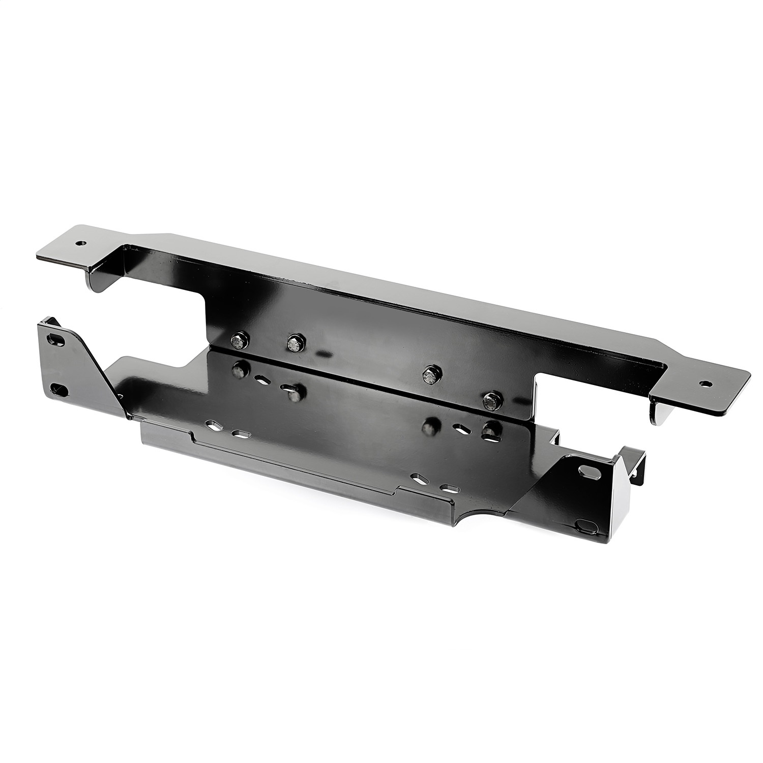 Rugged Ridge 11543.15 - Winch Plate Stamped Bumper 13-18 Jeep Wrangler Rugged Ridge 11543.15 - Winch Plate Stamped Bumper 13-18 Jeep Wrangler