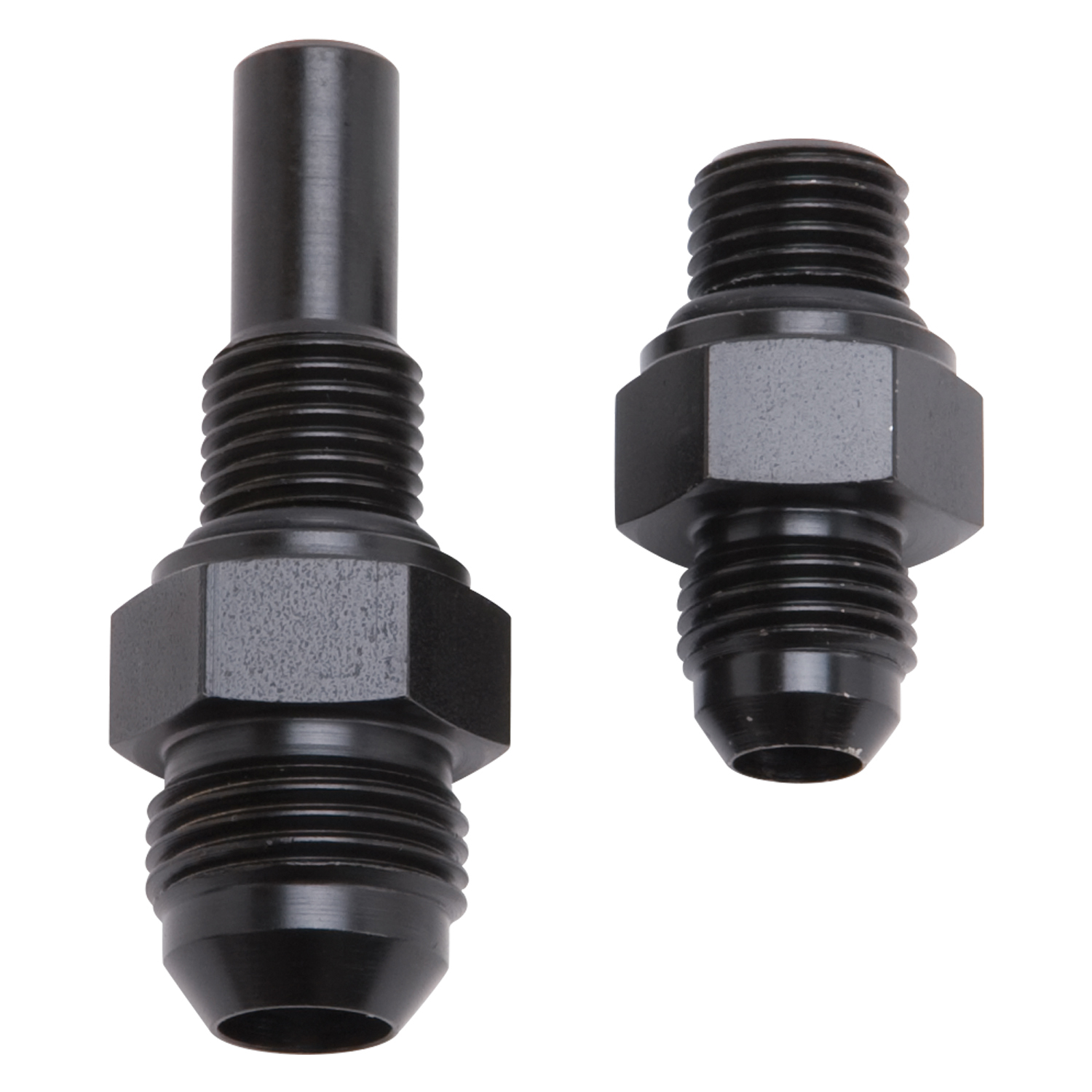 Russell 641390 - Performance -6 AN to 4L80 Transmission Ports Adapter Fittings (Qty 2) - Black Zinc Russell 641390 - Performance -6 AN to 4L80 Transmission Ports Adapter Fittings (Qty 2) - Black Zinc