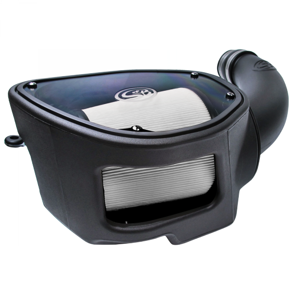 S&B 75-5084D - Cold Air Intake For 07-11 Jeep Wrangler JK V6-3.8L Dry Dry Extendable White