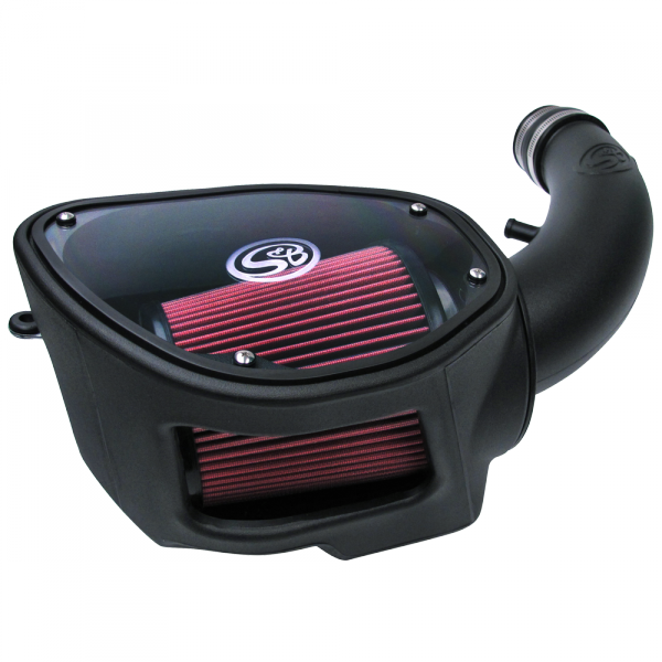 S&B 75-5084 - Cold Air Intake For 07-11 Jeep Wrangler JK V6-3.8L Oiled Cotton Cleanable Red