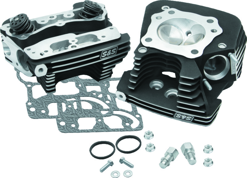 S&S Cycle 106-3233 - 08-16 Touring Super Stock 79cc Cylinder Head Kit - Wrinkle Black S&S Cycle 106-3233 - 08-16 Touring Super Stock 79cc Cylinder Head Kit - Wrinkle Black