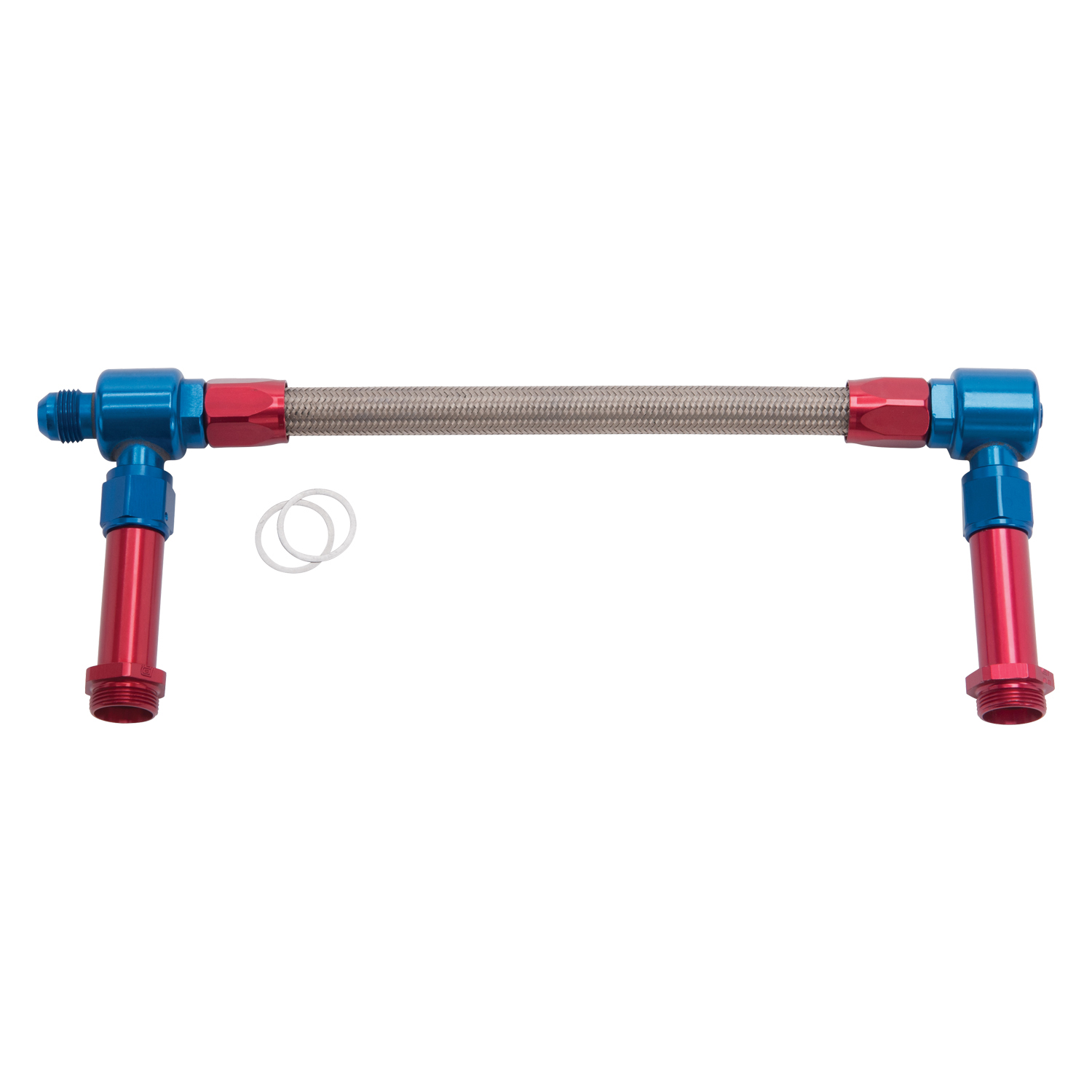 Russell 641140 - Performance -8 AN to -8 AN ProFlex Holley 4500 Dual Inlet Carb Kit (Red/Blue) Russell 641140 - Performance -8 AN to -8 AN ProFlex Holley 4500 Dual Inlet Carb Kit (Red/Blue)