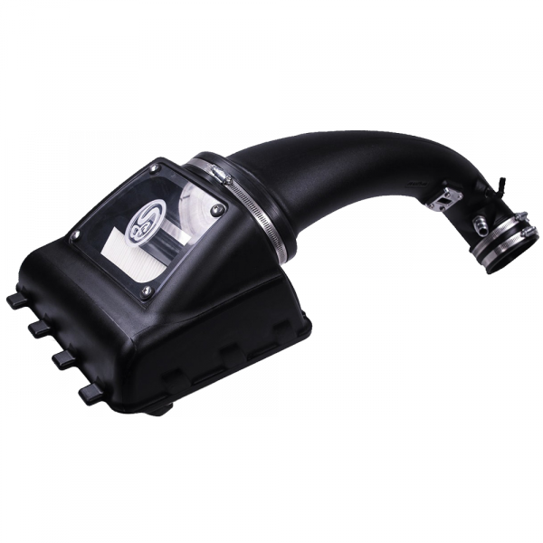 S&B 75-5076D - Cold Air Intake For 11-14 Ford F150 V8-5.0L Dry Dry Extendable White