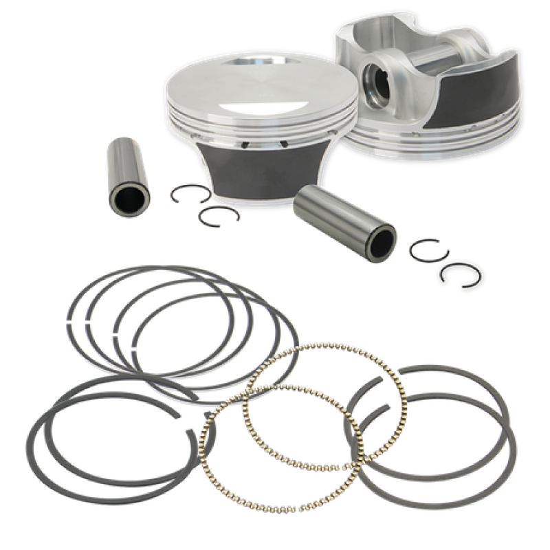 S&S Cycle 106-3690 - 07-17 BT 3.927in Standard Bore 106in Big Bore Forged Piston Set