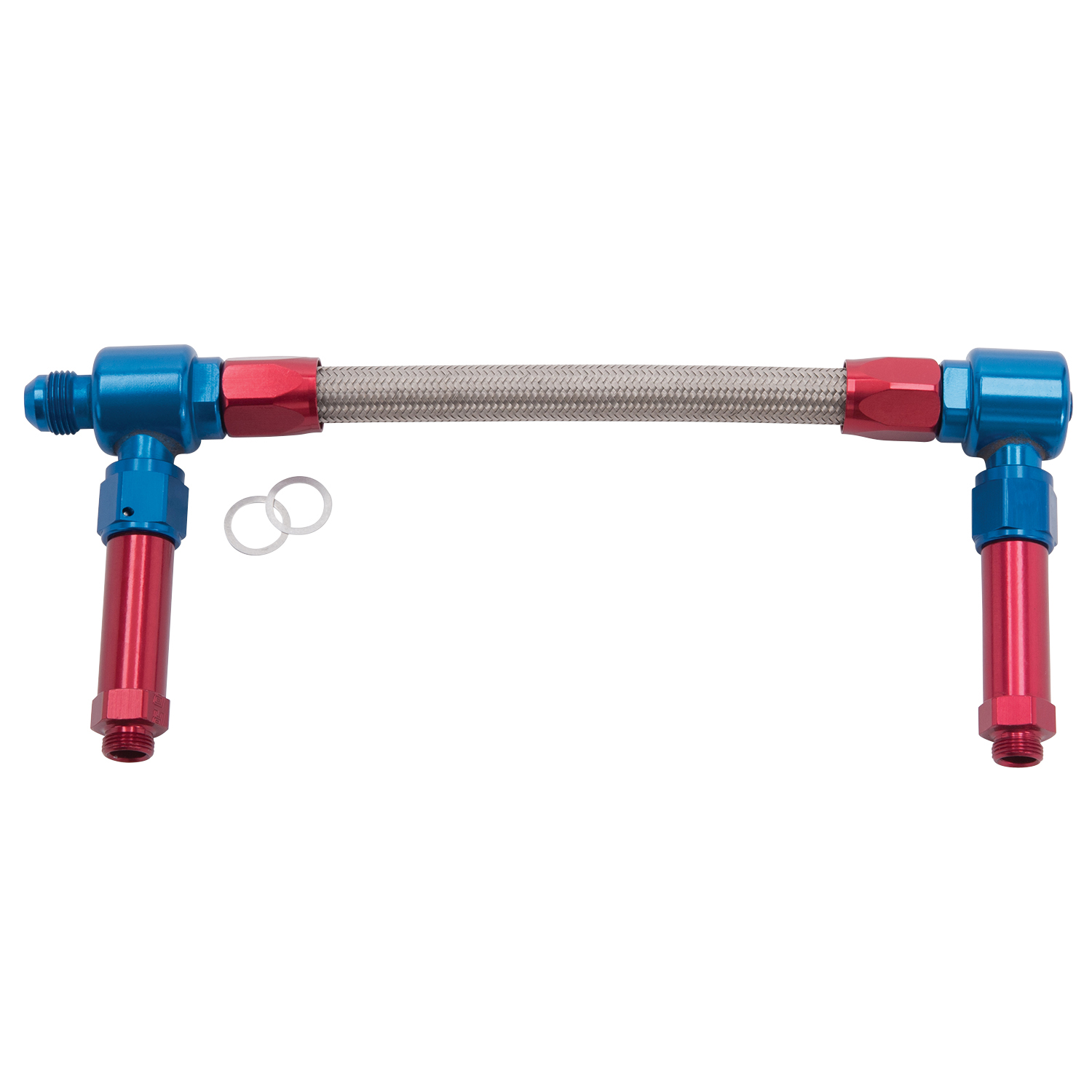 Russell 641180 - Performance -8 AN to -8 AN ProFlex Demon Carb Dual Inlet Carb Kit (Red/Blue) Russell 641180 - Performance -8 AN to -8 AN ProFlex Demon Carb Dual Inlet Carb Kit (Red/Blue)