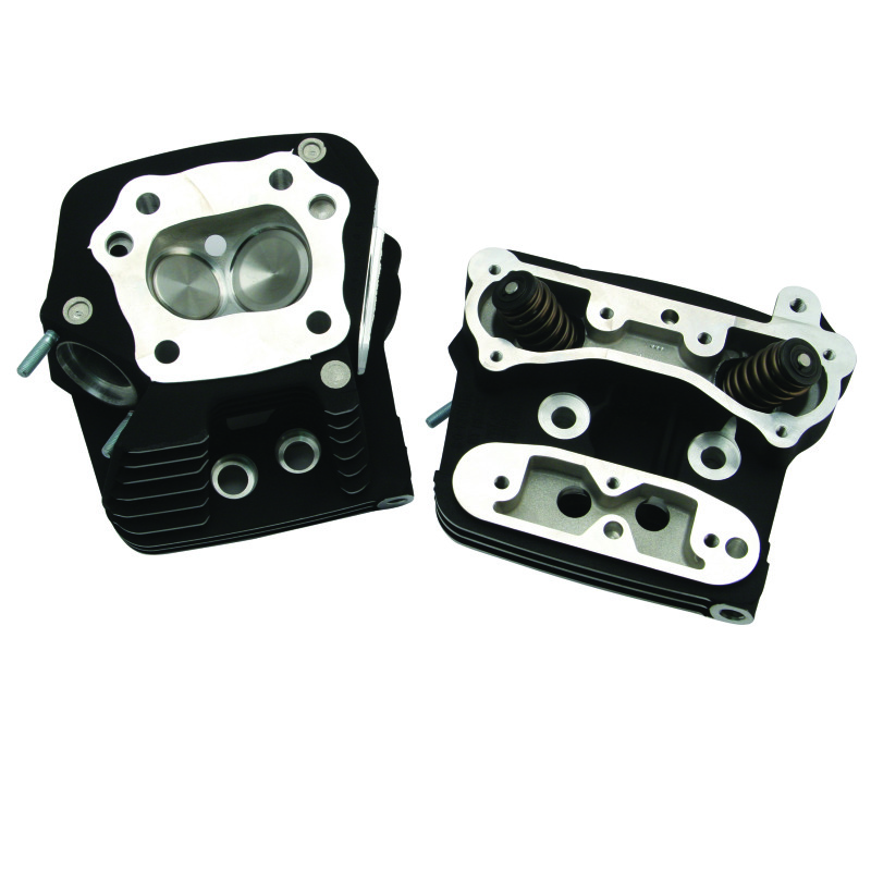 S&S Cycle 106-4570 - 84-99 BT Performance Replacement Low Compression 82cc Cylinder Heads - Wrinkle Black S&S Cycle 106-4570 - 84-99 BT Performance Replacement Low Compression 82cc Cylinder Heads - Wrinkle Black