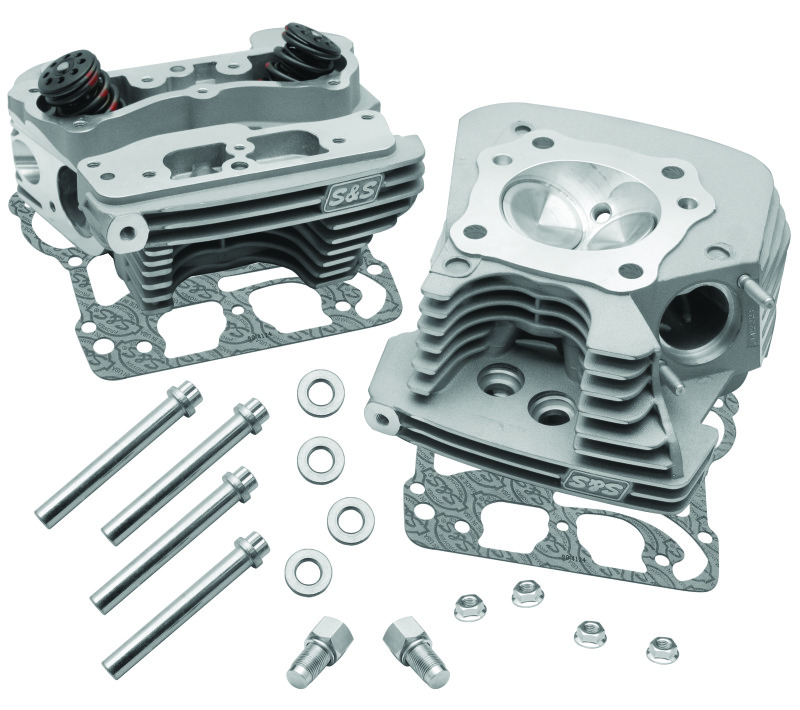 S&S Cycle 106-4270 - 99-05 BT Super Stock 89cc Cylinder Head Kit - Silver S&S Cycle 106-4270 - 99-05 BT Super Stock 89cc Cylinder Head Kit - Silver