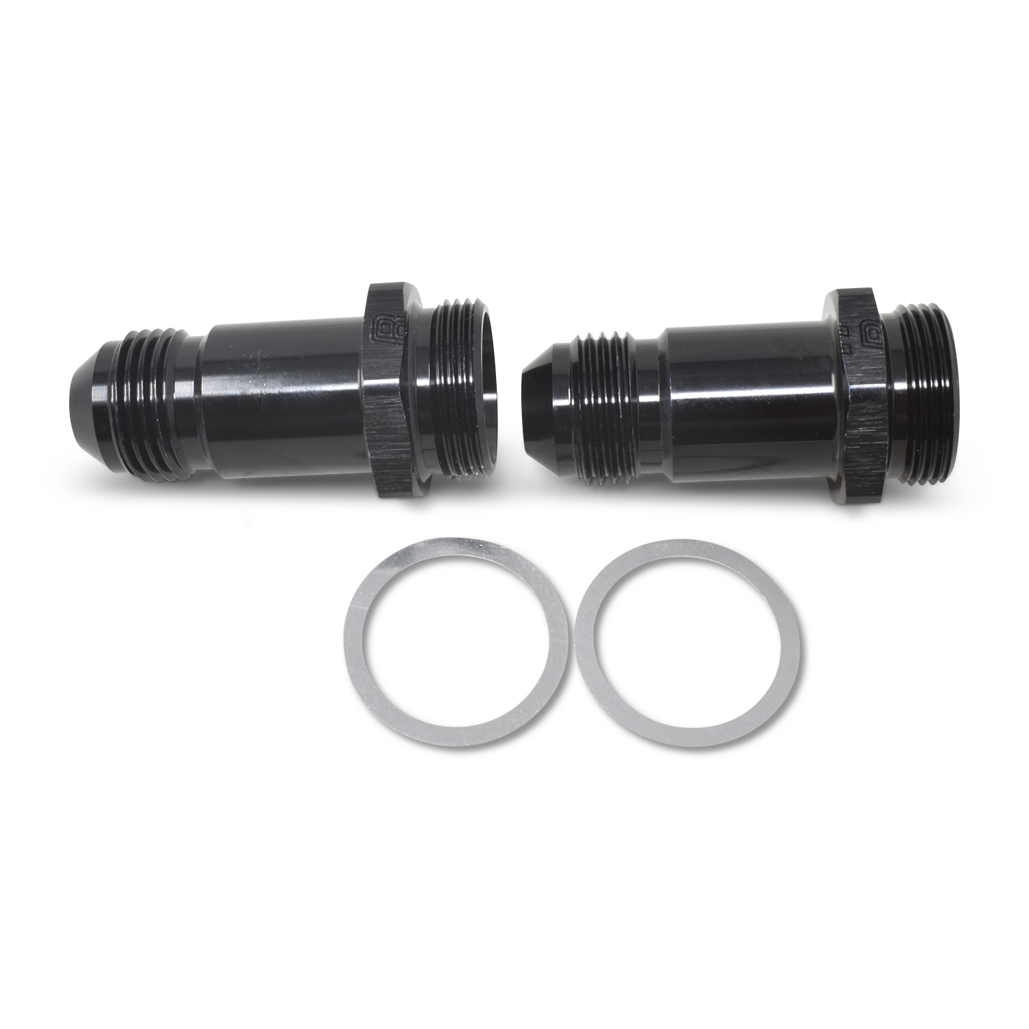 Russell 640213 - Performance -8 AN Carb Adapter Fittings (2 pcs.) (Black)