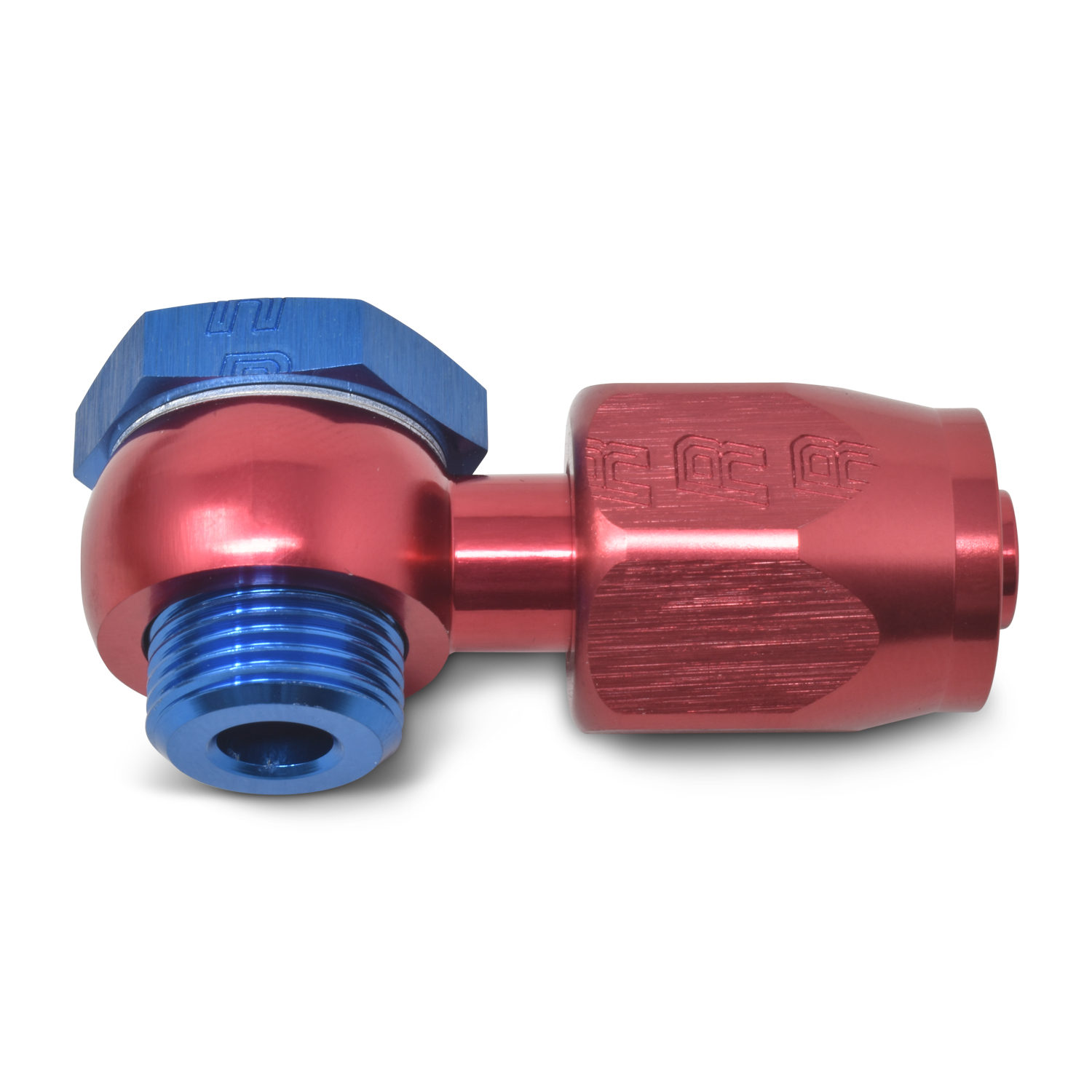 Russell 640230 - Performance -6 AN Carb Banjo Adapter Fitting (Red/Blue)