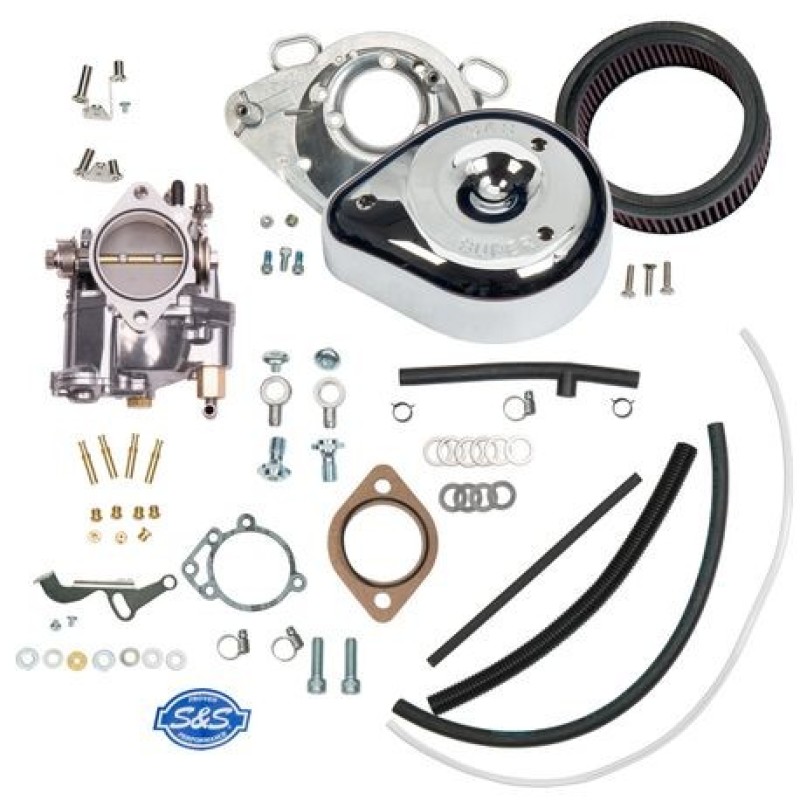S&S Cycle 11-0446 - 93-99 BT Super G Partial Carburetor Kit w/o Manifold & Mounting Hardware S&S Cycle 11-0446 - 93-99 BT Super G Partial Carburetor Kit w/o Manifold & Mounting Hardware