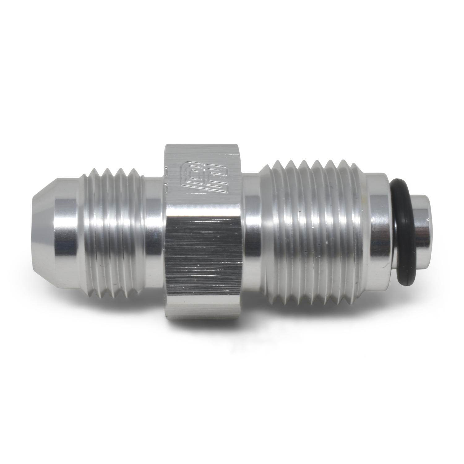 Russell 648030 - Performance -6 AN (male to 5/8in-18 O-ring seal) Power Steering Adapter. Clear anodized