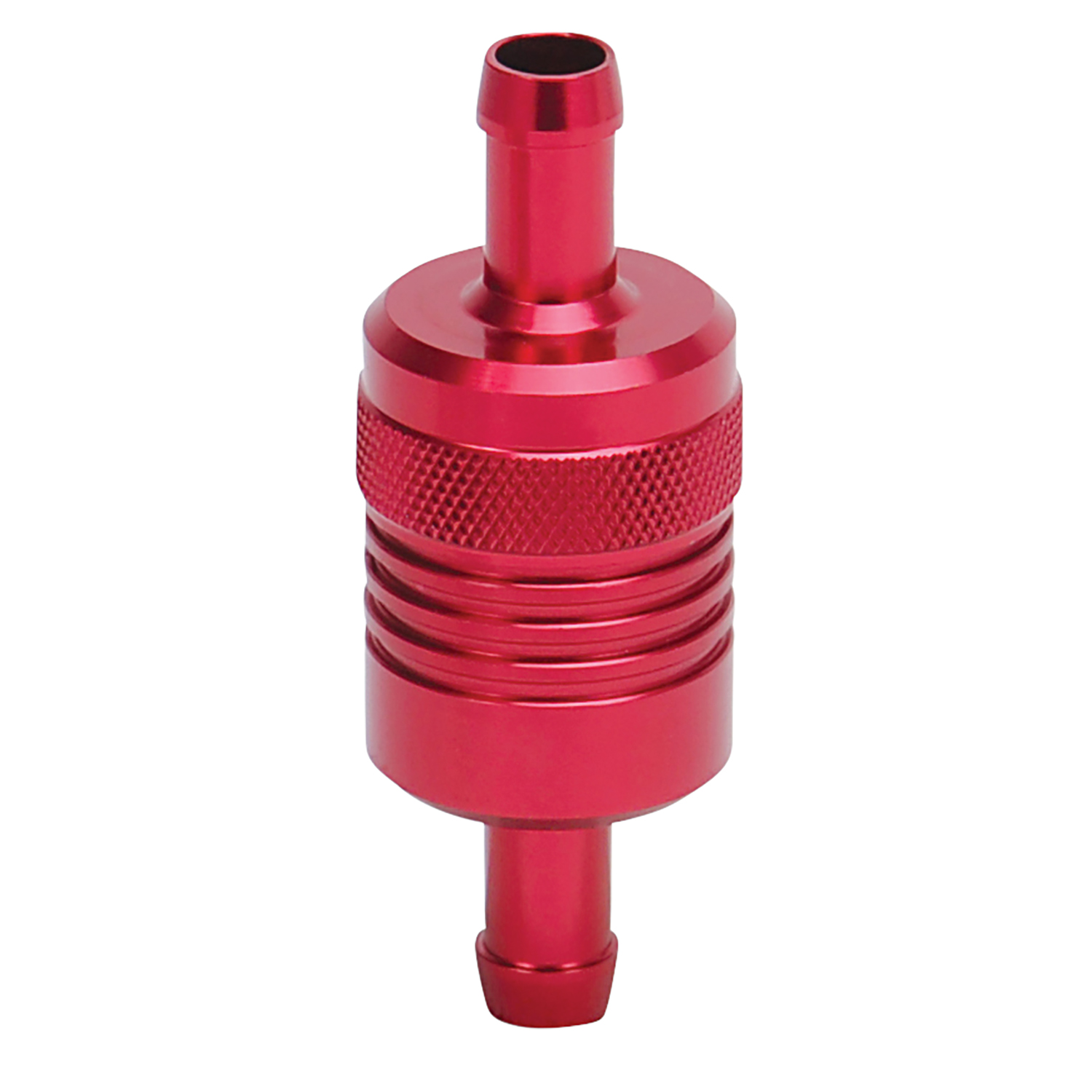 Russell 645130 - Performance Red Street Fuel Filter (3in Length 1-1/8in diameter 3/8in inlet/outlet) Russell 645130 - Performance Red Street Fuel Filter (3in Length 1-1/8in diameter 3/8in inlet/outlet)