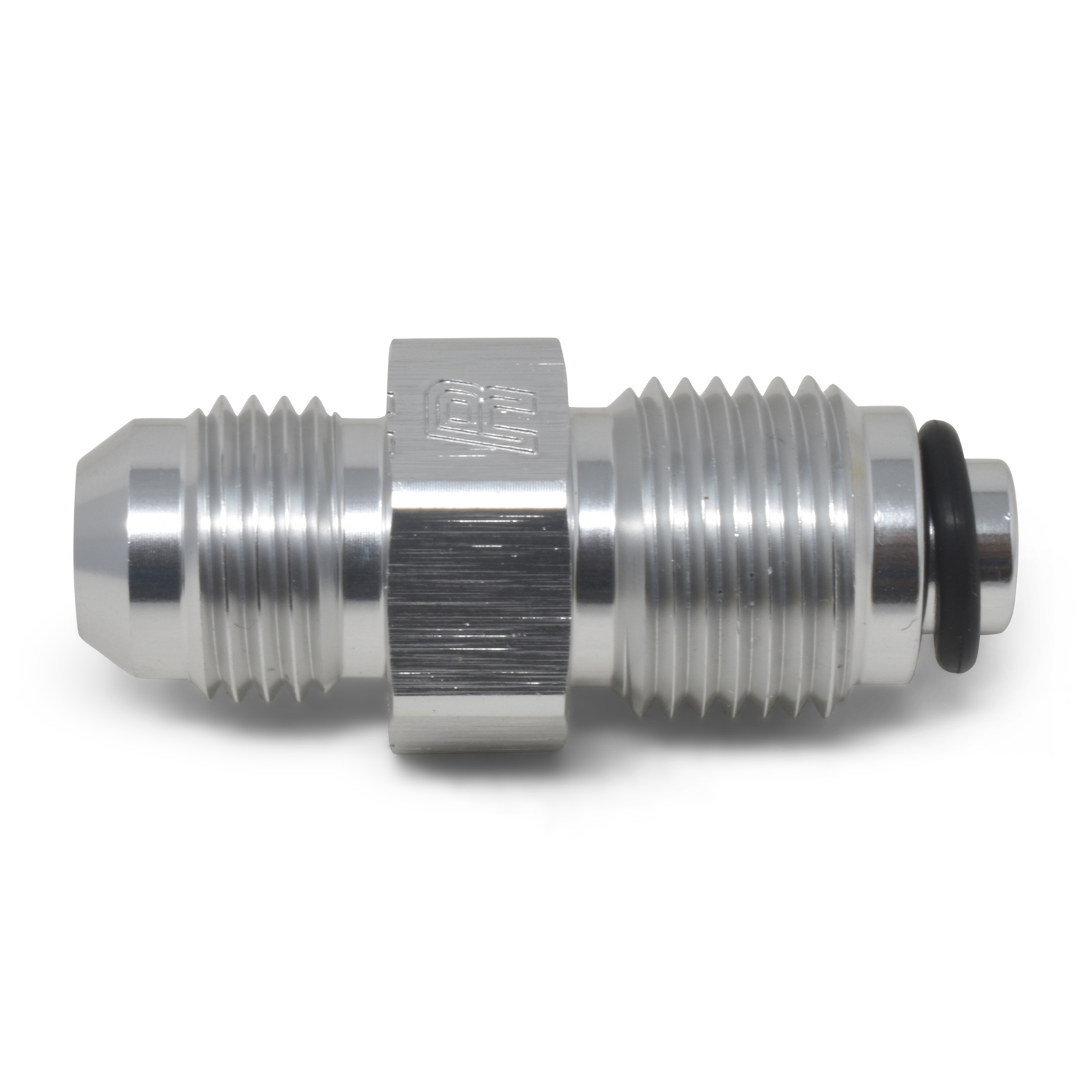 Russell 648040 - Performance -6 AN (male to 11/16in-18 O-ring seal) Power Steering Adapter. Clear anodized
