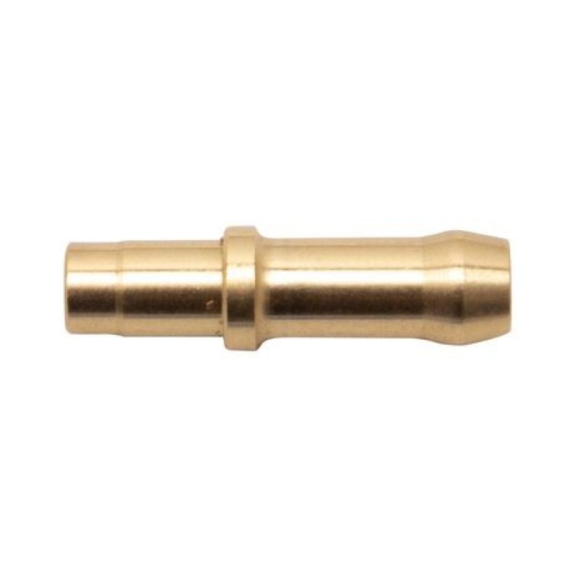 S&S Cycle 16-0134 - 040in Brass Straight Hose Fitting