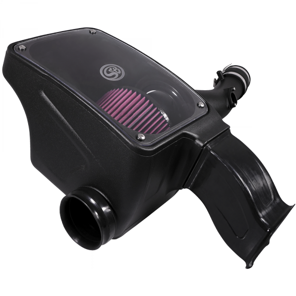 S&B 75-5096 - Cold Air Intake For 16-18 Toyota Tacoma 3.5L Oiled Cotton Cleanable Red