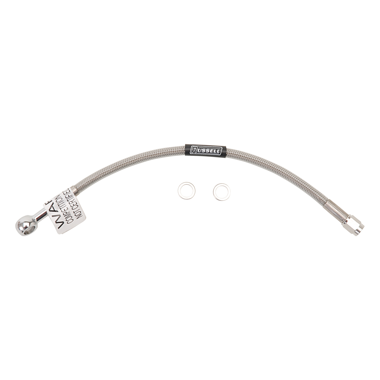 Russell 657010 - Performance 9in 10MM Banjo Competition Brake Hose Russell 657010 - Performance 9in 10MM Banjo Competition Brake Hose