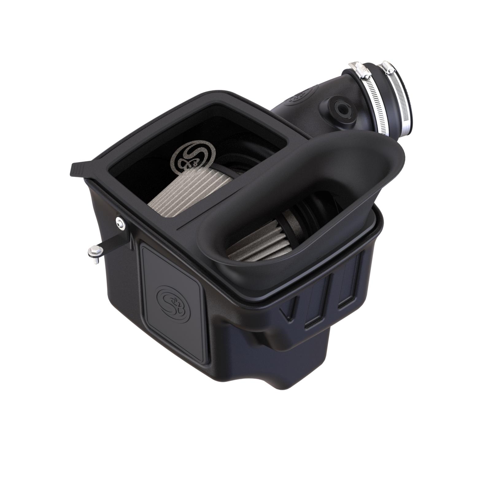 S&B 75-5159D - Cold Air Intake For 21-22 Jeep Wrangler 392 6.4L Dry Extendable White