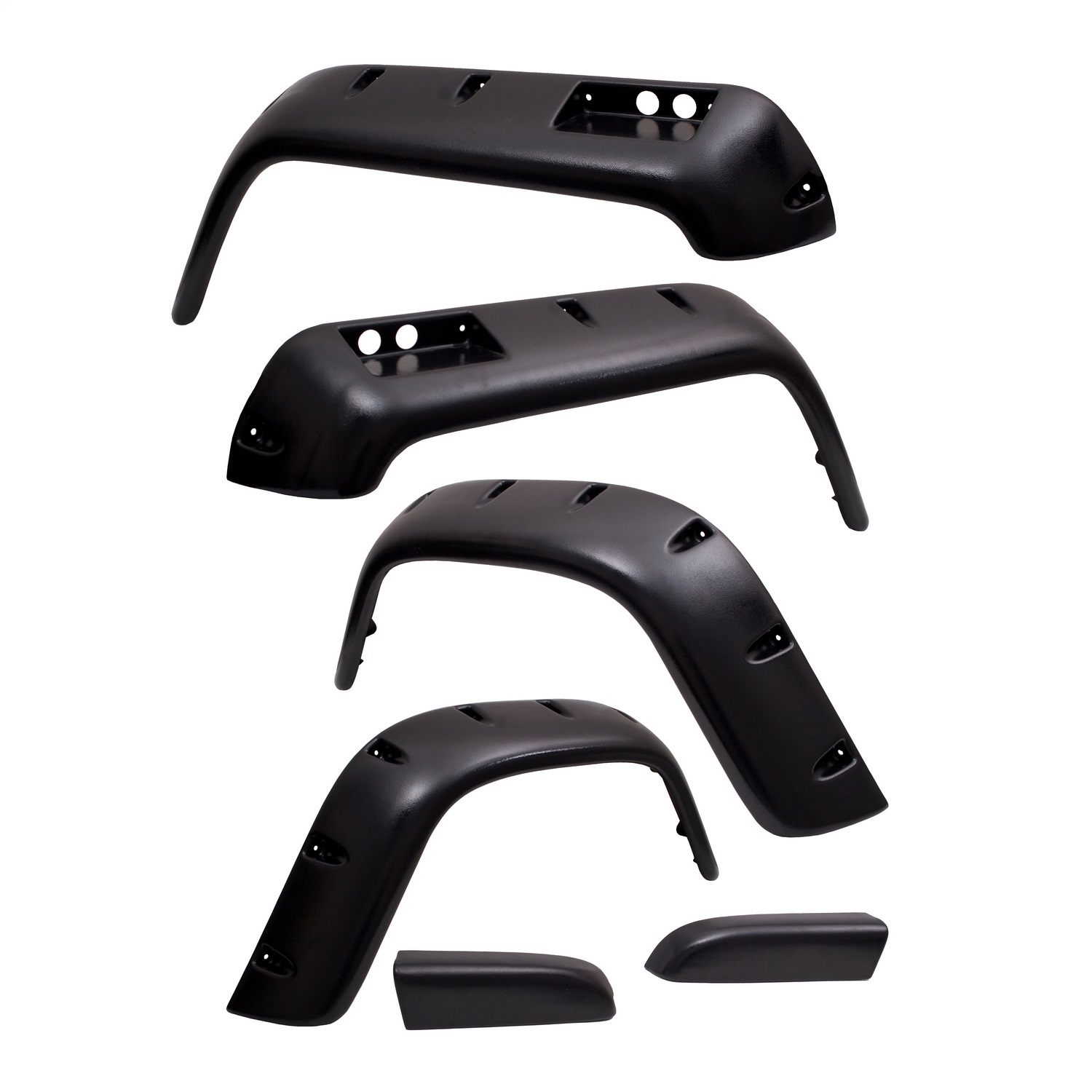 Rugged Ridge 11632.10 - All Terrain Fender Flare Kit 87-95 Jeep Wrangler YJ Rugged Ridge 11632.10 - All Terrain Fender Flare Kit 87-95 Jeep Wrangler YJ
