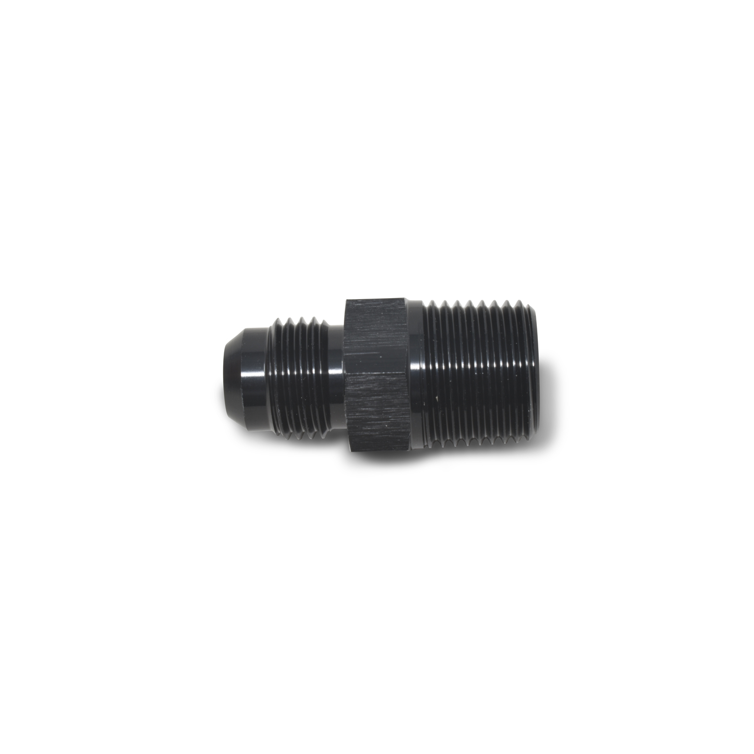 Russell 660493 - Performance -8 AN to 1/2in NPT Straight Flare to Pipe (Black)