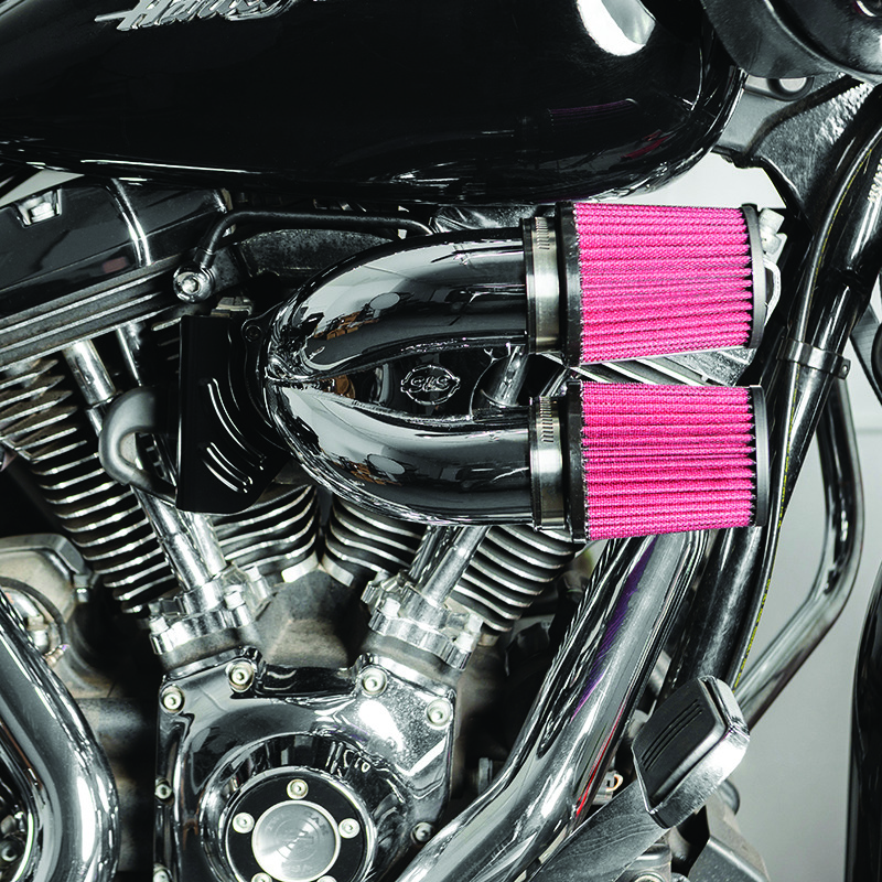 S&S Cycle 170-0636A - 08-16 Touring Intake Runner Induction Kit - Chrome