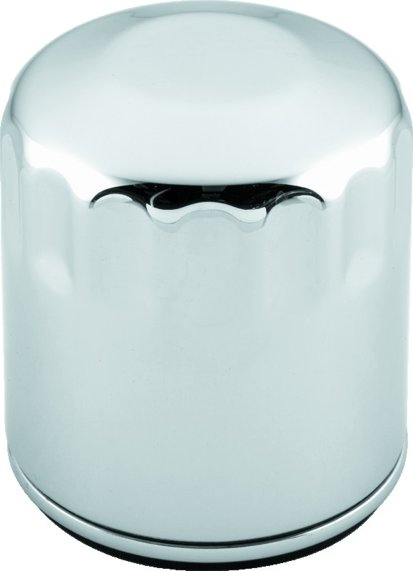 S&S Cycle 310-0242 - 99-18 BT/2017+ M8/X-Wedge Chrome Oil Filter - 12 Pack