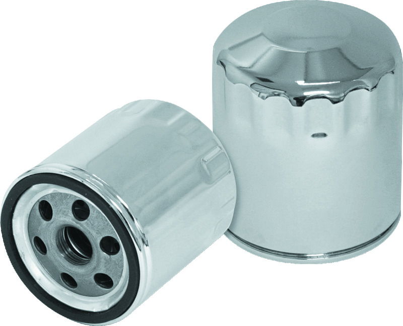 S&S Cycle 310-0240 - Shovelhead Models Oil Filters - Chrome - 12 Pack